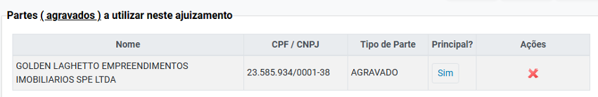 Confirmar Nome do Réu